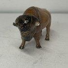 Vintage Retired Hagen Renaker Miniature Bison Buffalo Figurine 1 75 x3 