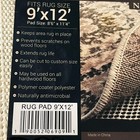 Superior Non-slip Rug Pad 9x12 Beige Grid Cut To Fit Area Rug Gripper Mat
