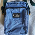 Vintage Tamrac Tek Camera Bag Case Small Pouch Blue 90s Retro Strap
