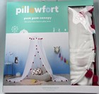 Pillowfort Pom Pom Canopy Fits Over Twin Bed Or Play Area Color White   Pink 