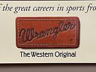 Vintage 1990 s Nolan Ryan Wrangler Original 22 x 28  Advertising Poster