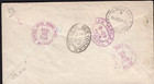 1939 Nauru Pacific Island Registered Mail Cover 1935 Jubilee To Usa  see Back 