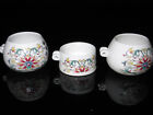 Porcelain Bird Feeders Seed water Cups For Chinese Bird Cage Floral Pattern