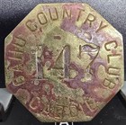 Oahu Country Club Vintage Caddy Badge Only 1 Known