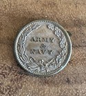 1863 Patriotic Civil War Token  army Navy  Uncirculated