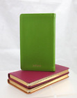 Address Book Pocket Size 3x5  Soft Leather Cover Graphic Image List 40 Green