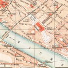 Florence  1906  Firenze Original Map Vintage City Plan Tuscany Italy