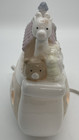 Vintage Enesco Precious Moments 1992 Noah   s Ark Ceramic Nursery Night Light Lamp