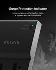 Belkin 8-outlet Surge Protector W  8 Ac Outlets   8ft Long Flat Plug  Ul-listed