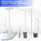 3 In 1 Toilet Brush And Plunger Set   extended Handle Plunger heavy Duty Toilet   