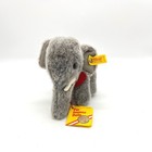 Steiff Jumbo Elephant Grey Mohair Plush Toy 1450 12 Button In Ear Tagged