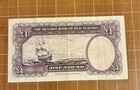 New Zealand Nd  1940-55  Reserve Bank 1 Pound Banknote Vf Pick  159a