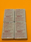 Vintage Set Of  4  1983 Sealed Ray O Vac  Playing Card Decks With Advertising