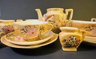 Vintage 18 Piece Lusterware Child s Tea Set Hand Painted Made In Japan