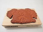 Penny Black Berry Berry Christmas Cute Hedgehog Rubber Stamp   2514k