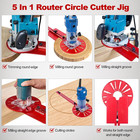 5 In 1 Router Circle Cutting Jig For Cutting routing Circle aluminum Router Mill
