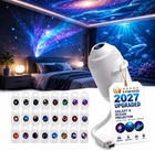 Hd Smart Dynamic 5d Holographic Night Light Projector  2 In 1 Galaxy Night Light