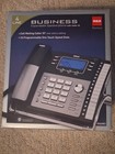 New open Rca Telefield 25424re1 Corded Phone Black silver Visys 4 Line Business