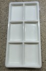Vintage Milk Glass Dental Storage Tray The American Cabinet Co  Two Rivers 20-a