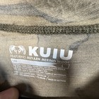 Kuiu Ultra Merino 145 Zip-t Hoodie Mens L Vias Camo Nuyarn Wool Hunting