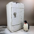 Salesman Sample Miniature Child s Refrigerator Vintage Ice Box Round Top