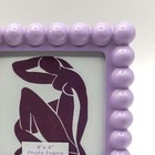 Lilac Beaded Tabletop Picture Frame