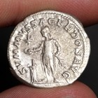 Emperor Elagabalus Denarius 218ad Ancient Roman Empire Silver Coin Choice Vf