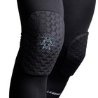 Basketball Long Knee Pads Compression Leg Sleeves Protector N_black Small