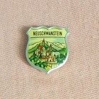 Vintage Neuschwanstein Germany Castle Travel Souvenir Lapel Pin
