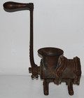 Antique Cast Iron Kitchen Tool-new Triumph Meat Grinder-made In Usa-1895 Pat d 