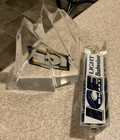 Budweiser Draft Ice   Ice Light Lucite Tap Handle   Iceberg Figurine Ex 