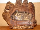 Vintage Dubow Lht Split Finger Baseball Glove Mitt