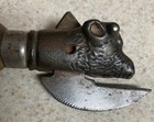 Antique Vintage Primitive Bull Shape Iron Can Opener Farm Old Collectible Tool
