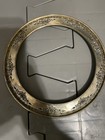 Wallace Sterling Silver Rose Point Repousse Rim Divided Plate Dish