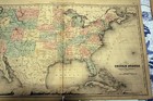 1868 Francis Mcnally Vintage Rare Atlas Map Of United States-handcolored