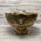 Repousse Silver Plated Punch Bowl 12 5  X 8  England