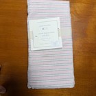 Pottery Barn Kids Crib Skirt Baby Os Pink Montauk Belgian Linen Striped Nursery