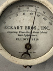 Antique Eckart Bros Seattle Wa Heating Plumbing Advertising Dial Thermometer