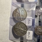 Type Set Seven 90  Silver Halves - Walking Liberty And Franklin