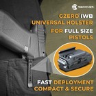 Recover Gzero Universal Spring Loaded Clip Iwb Holster For Full Size Pistol