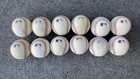 Rawlings Lot Of 12 Game Used Official Mlb Baseballs With Mlb Logo