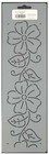 3 Quilting Stencils Floral Border Flower Quilt Pattern Continuous Line Template