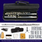Cecilio Closed Hole C Flute For Kids   Beginner intermediate -nickel-
