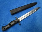 Rare Original Vintage British Canadian C1 Military Knife Bayonet And Scabbard