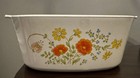 Vintage Corning Ware Wildflower Poppy A-5-b Casserole Dish 5 Liter W  Pyrex Lid