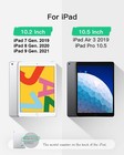 Ipad Keyboard Case For 10 2 10 5 Inch Pro Air  7 8 Touchpad Detachable Backlight
