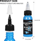 Tattoo Ink Set 14 Colors 1oz 30ml Vegan Pigment Professional Tattoo Supplies