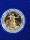      1992-p American 1 2 Oz Gold Eagle  25 Proof Liberty Coin W ogp