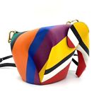 Loewe Bag Elephant Shoulder Bag Multicolor Yellow Blue Red Black Gold Hardware