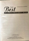 The Best In Christmas Sheet Music Piano vocal chords  1997 Warner Bros  Sc